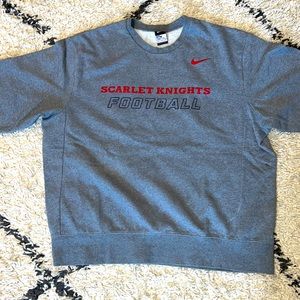 Nike Rutgers Football Scarlet Knights XL grey sweatshirt.